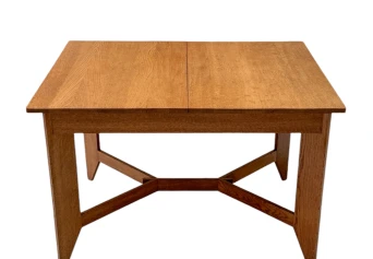 Hendrik Wouda Art Deco Modernist Extending Dining Room Table for Pander, 1924